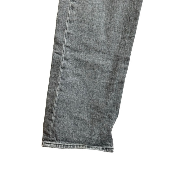 Levi's 501 Original Fit Grey Straight Leg Retro Rigid Denim Jeans Button Fly 36 - Picture 6 of 16